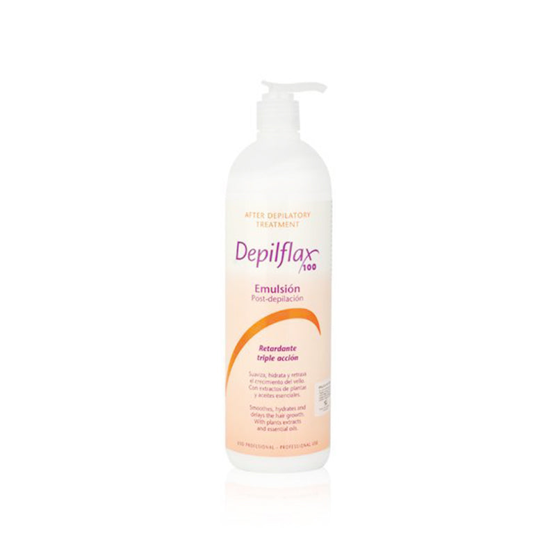 Depilflax 100 Emulsion nach der Enthaarung – beruhigt, pflegt &amp; verlangsamt Haarwachstum