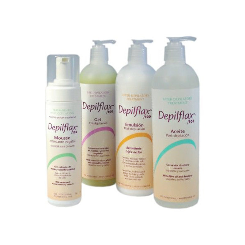 Depilflax 100 Emulsion nach der Enthaarung – beruhigt, pflegt &amp; verlangsamt Haarwachstum