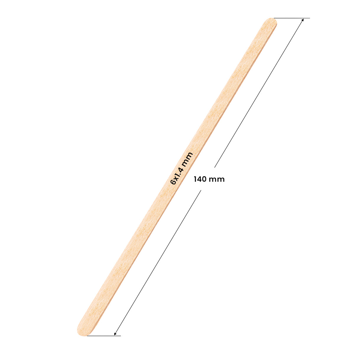 Holzspatel klein 100 Stück – perfekte Präzision für empfindliche Bereiche