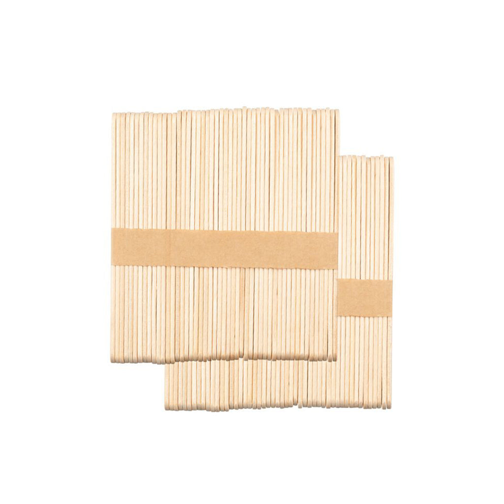Holzspatel mittel 100 Stück – perfekt für präzise Waxing-Arbeiten