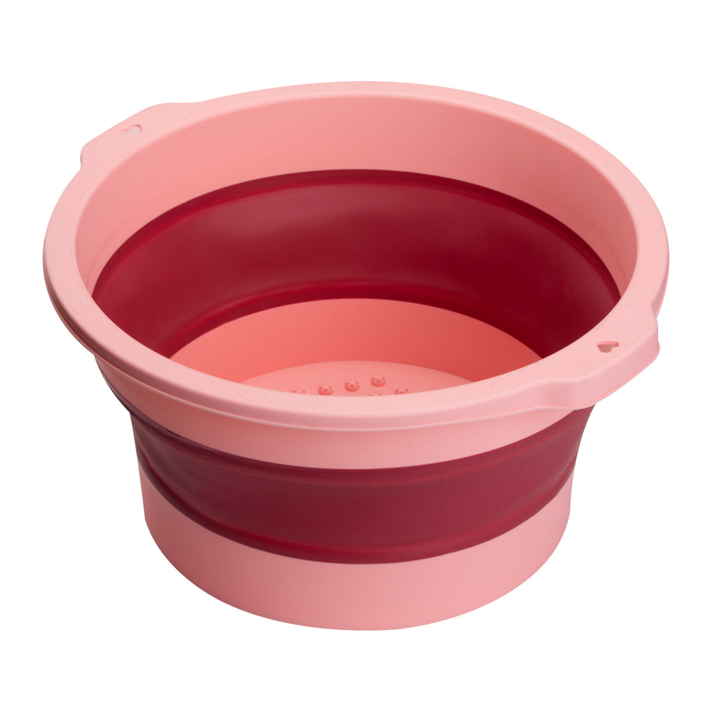 Faltbare Pediküre-Schüssel – Rosa