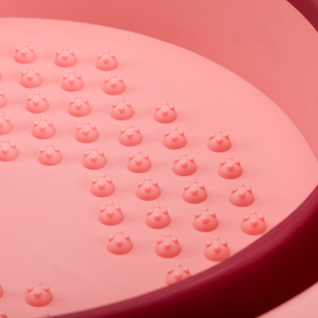Faltbare Pediküre-Schüssel – Rosa
