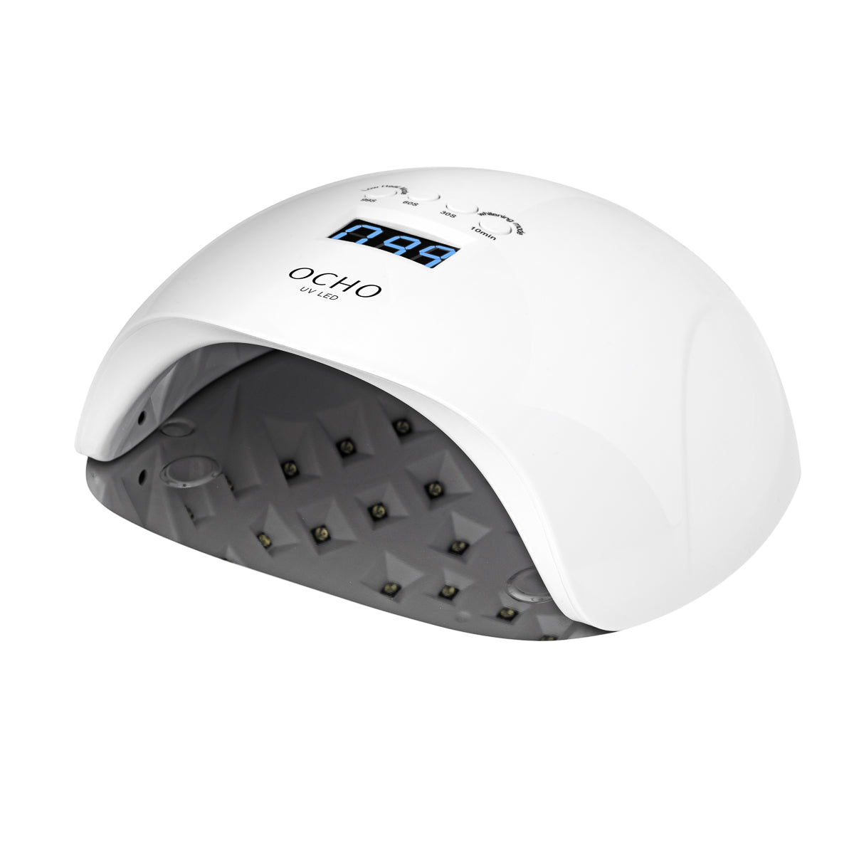 Lampa UV LED OCHO NAILS X13 65W plus biała z lustrzanym dnem