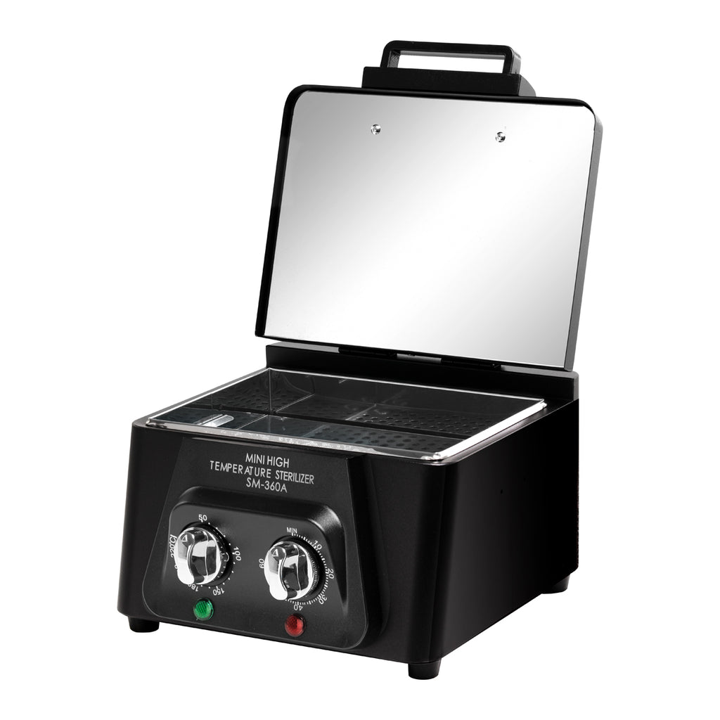 Hochtemperatur-Sterilisator SM-360A Schwarz – professionelle Hygiene für dein Studio