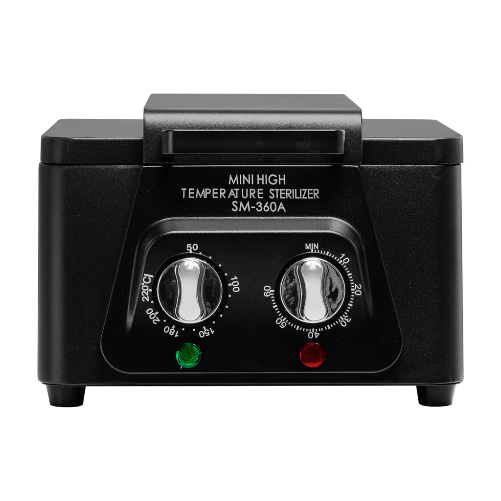 Hochtemperatur-Sterilisator SM-360A Schwarz – professionelle Hygiene für dein Studio