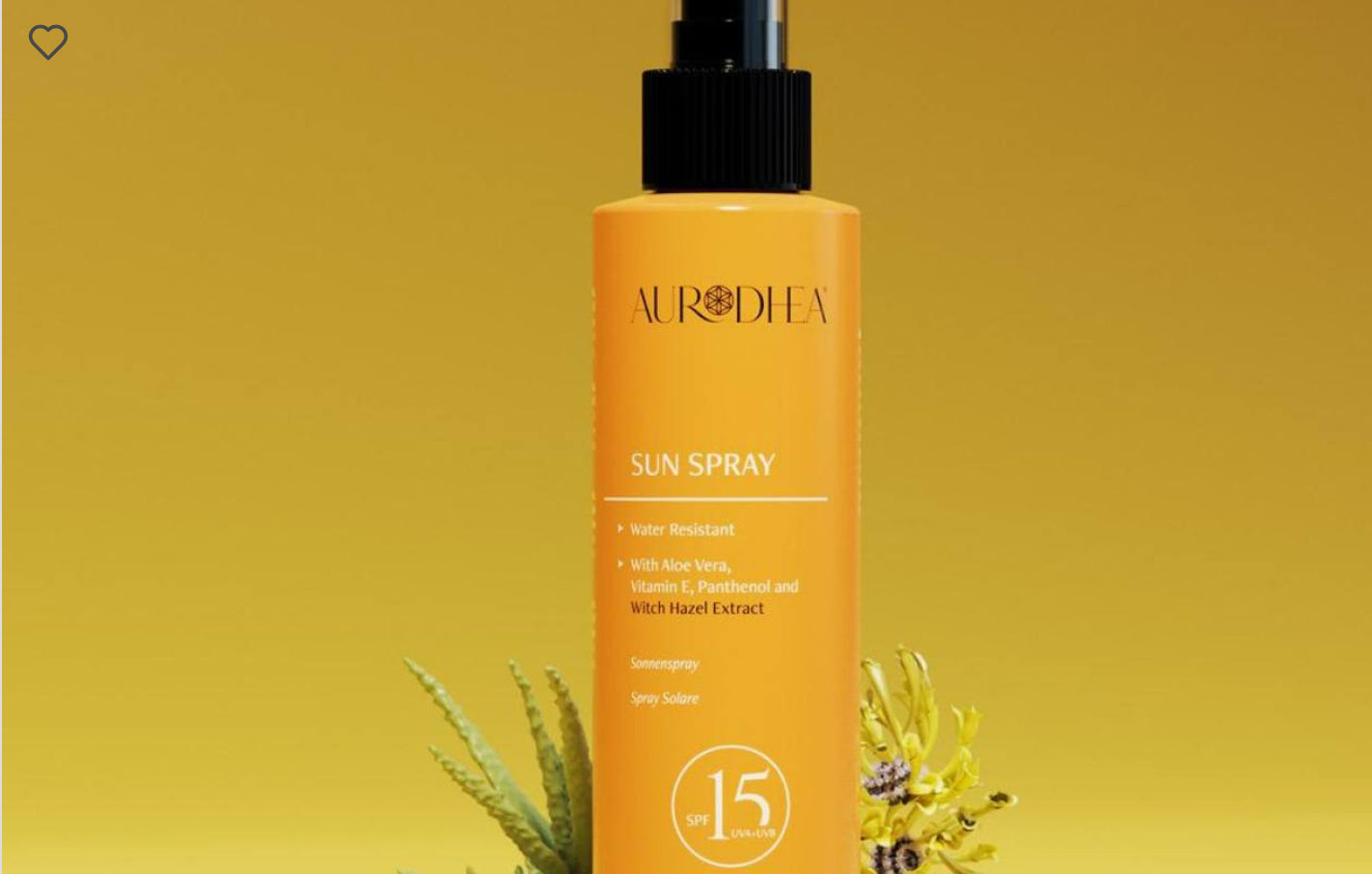 Sonnencreme LSF 15 Aurodhea
