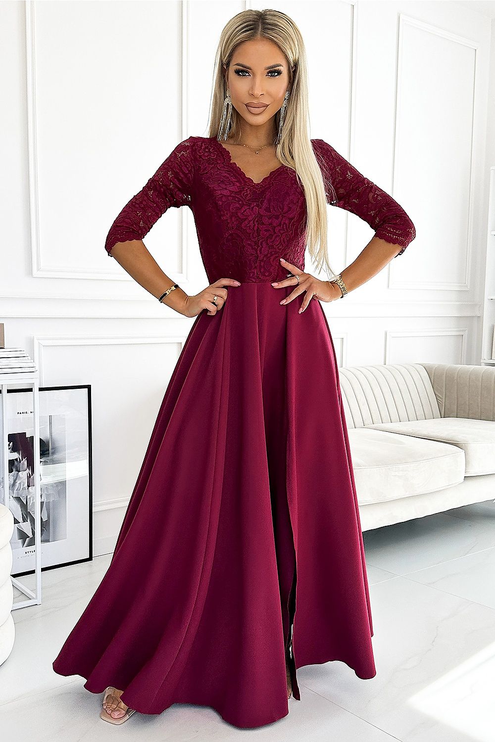  Langes Kleid model 189090 Numoco 