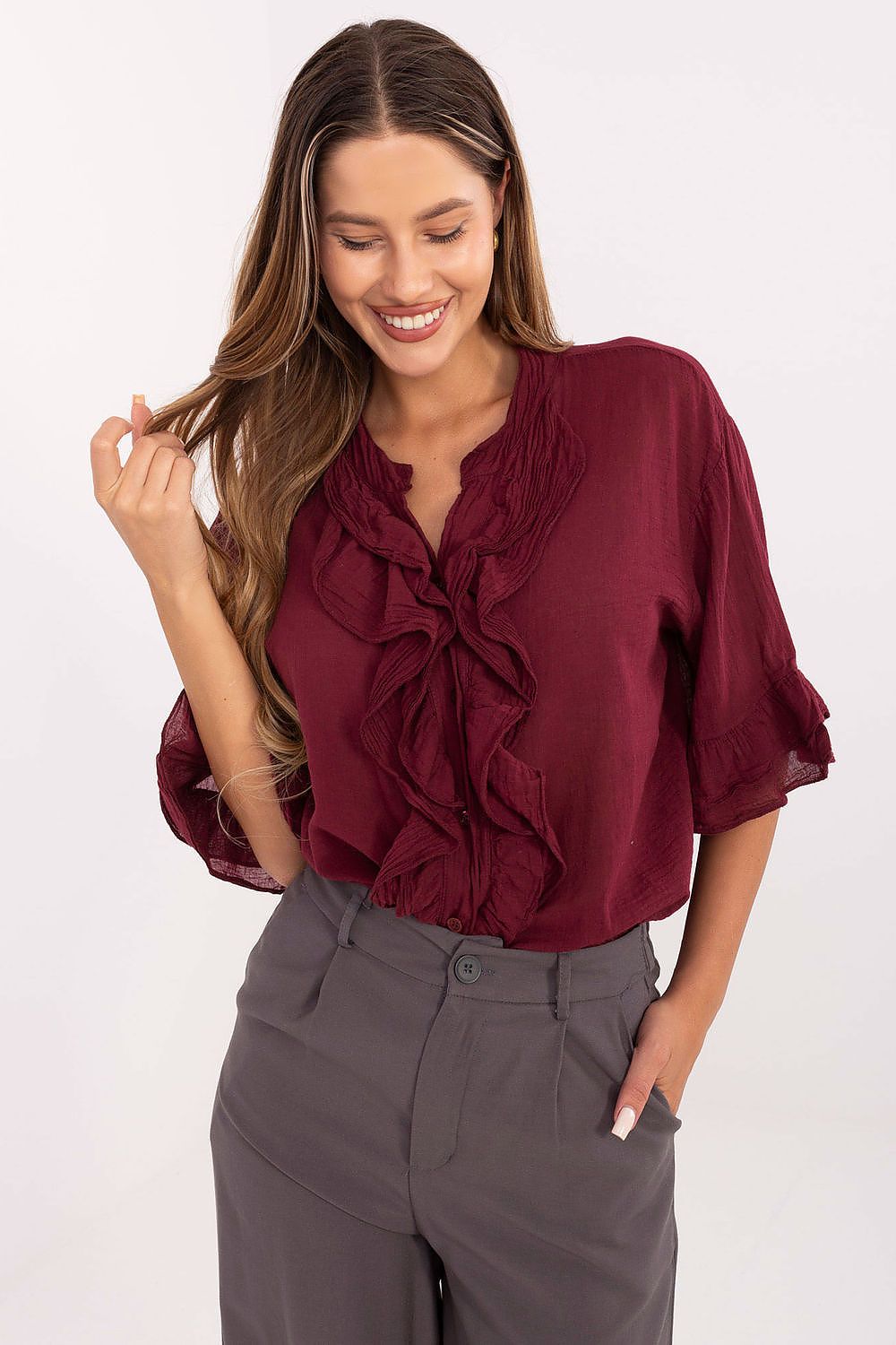  Damen Hemd model 215811 Italy Moda 
