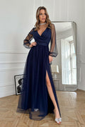  Langes Kleid model 220098 Bicotone 